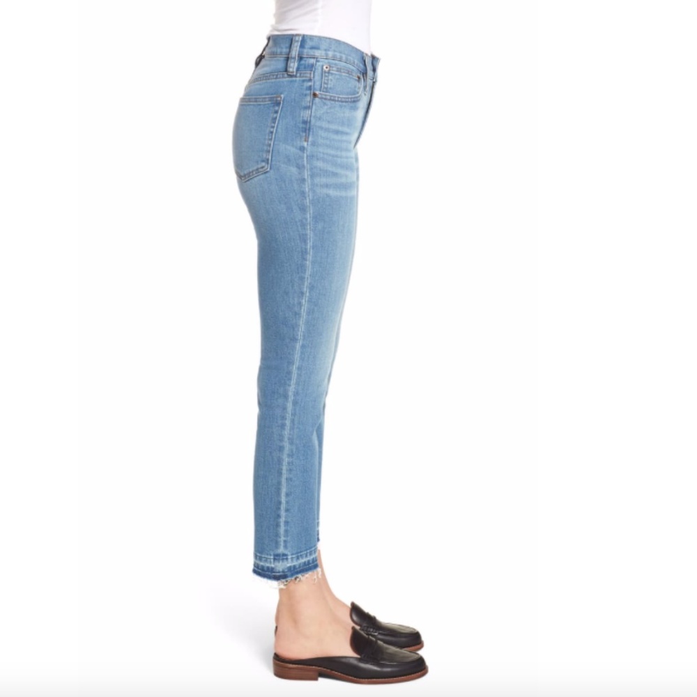 J.CREW Billie Demi Boot Crop Jeans Redwood Wash - Picture 4 of 5